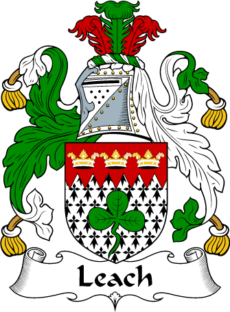 Leach Clan Coat of Arms