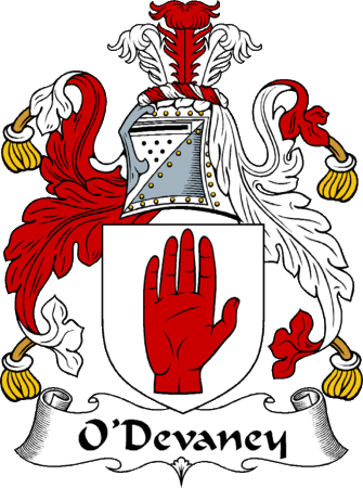 O'Devaney Clan Coat of Arms